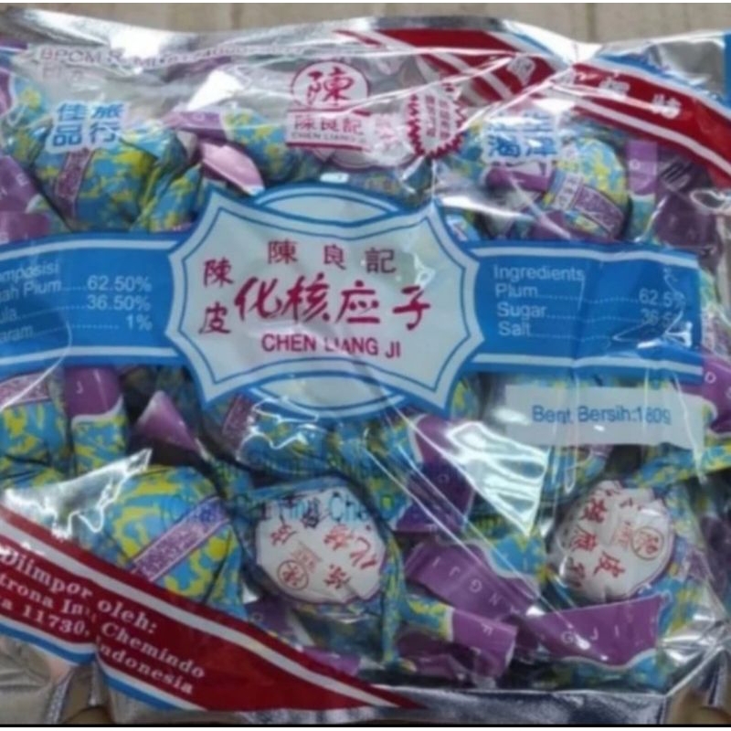 

Manisan Buah Plum tanpa biji CHEN LIANG JI 180 gram.