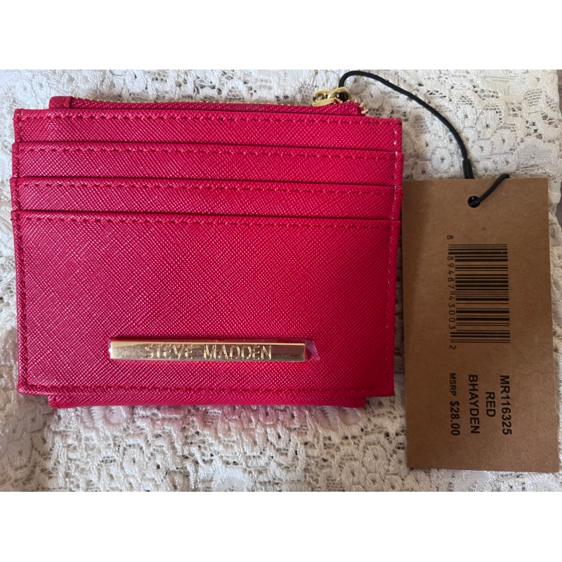 Card Holder Wallet Steve Madden Merah