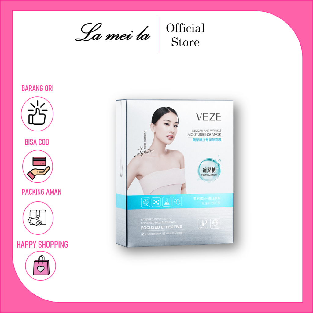 LM-FZ90412 Veze Sheet Mask Moisturizing 25gr isi 10pcs