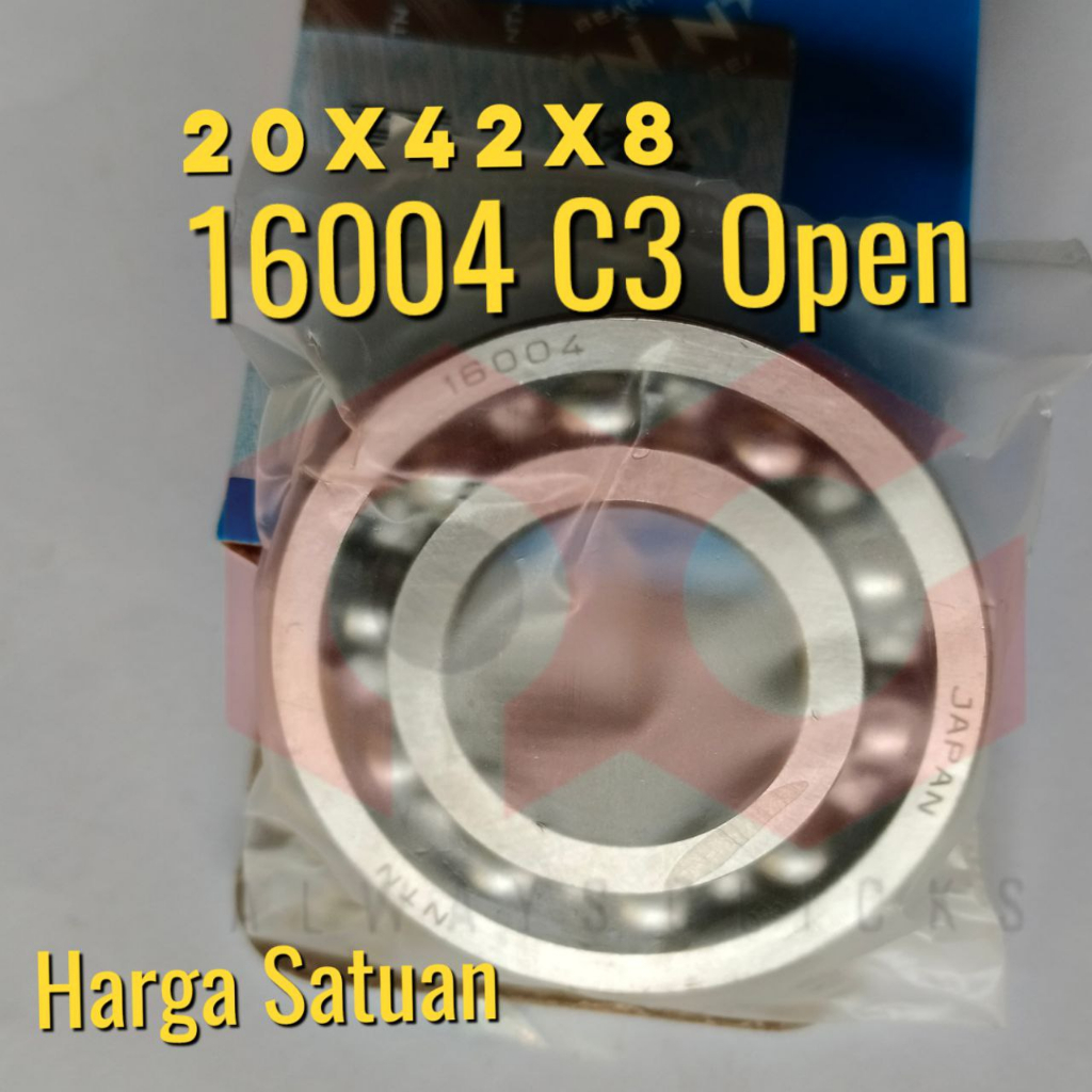Bearing NTN 16004 C3 Open Bearing Noken As Motor