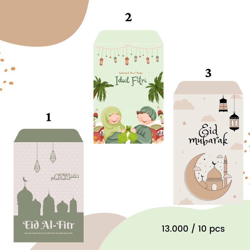 

Amplop Lebaran Premium, Angpao Lebaran - (7x10)