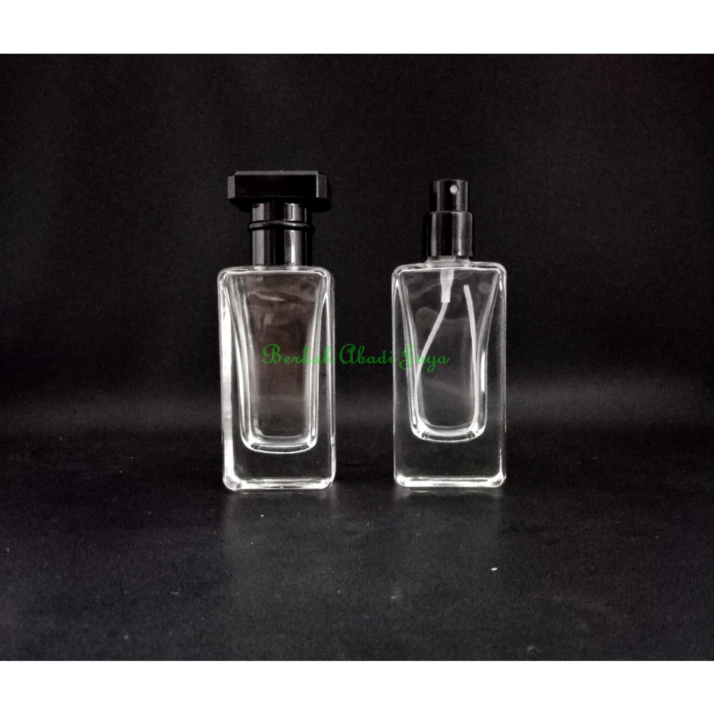 Botol Parfum V32652 Easy pump Black Cap Channel mini 1 ctn @180