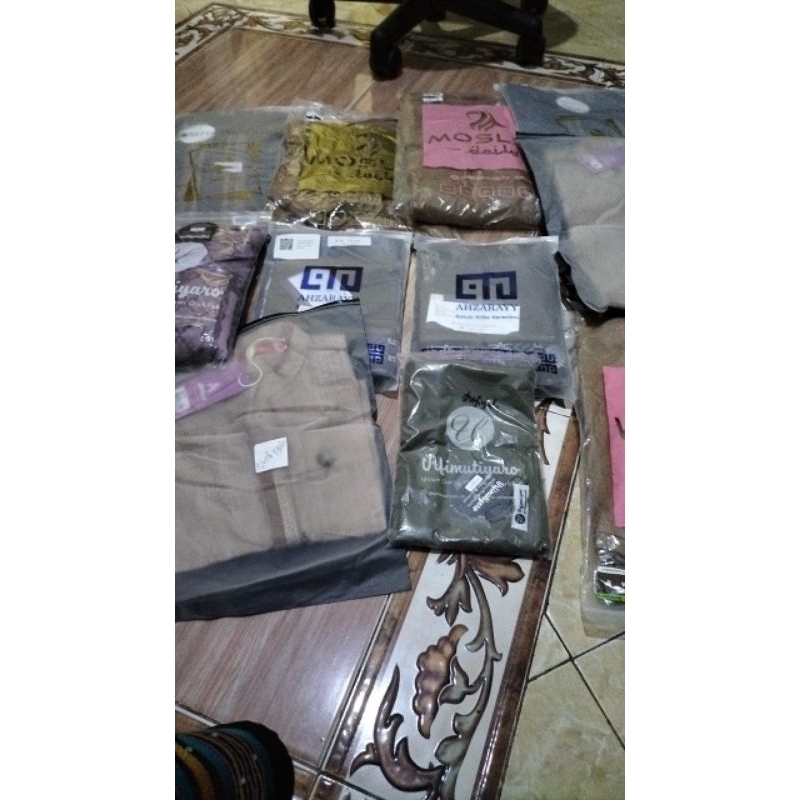 

pesanan gamis customer