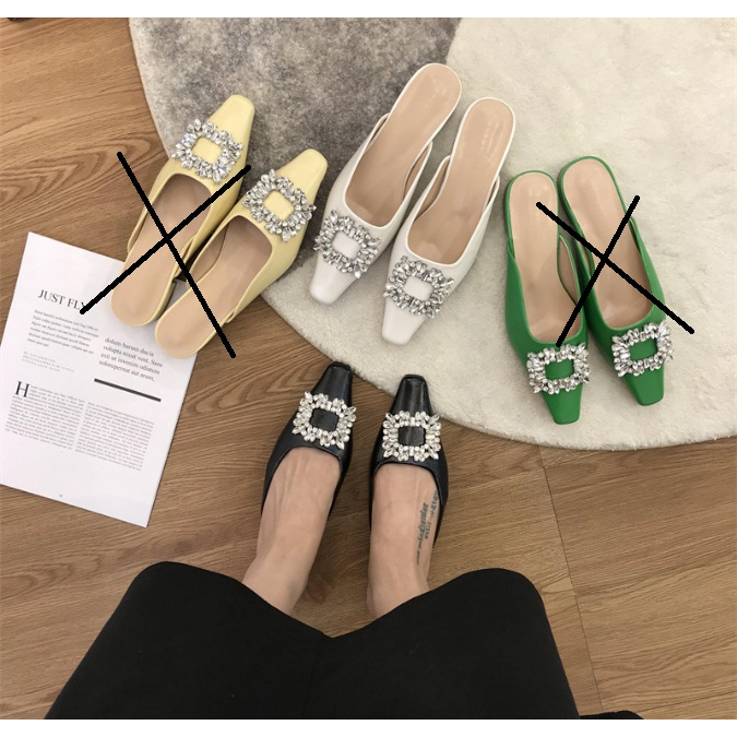 SEPATU SANTAI wanita model terbaru import kekinian Sepatu wanita import 223-2 HAK PENDEK PREMIUM