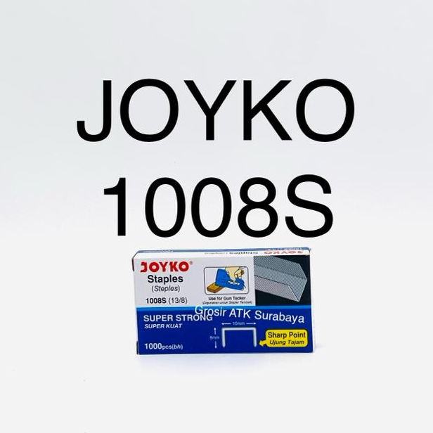 

( DAPAT 1 PAK KECIL ) Isi Staples Steples Gun Tacker Guntacker Joyko 1008S / 13/8 / GT 700