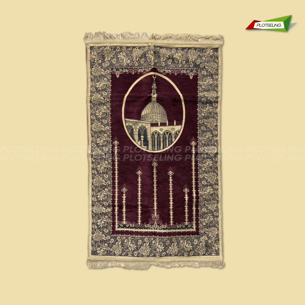 Sajadah Turkey Super Premium AYDIN GENOVA Ukuran 70 x 109 cm Sajadah Travel Besar Sajadah Beludru Halus Sejadah Souvenir Hari Raya