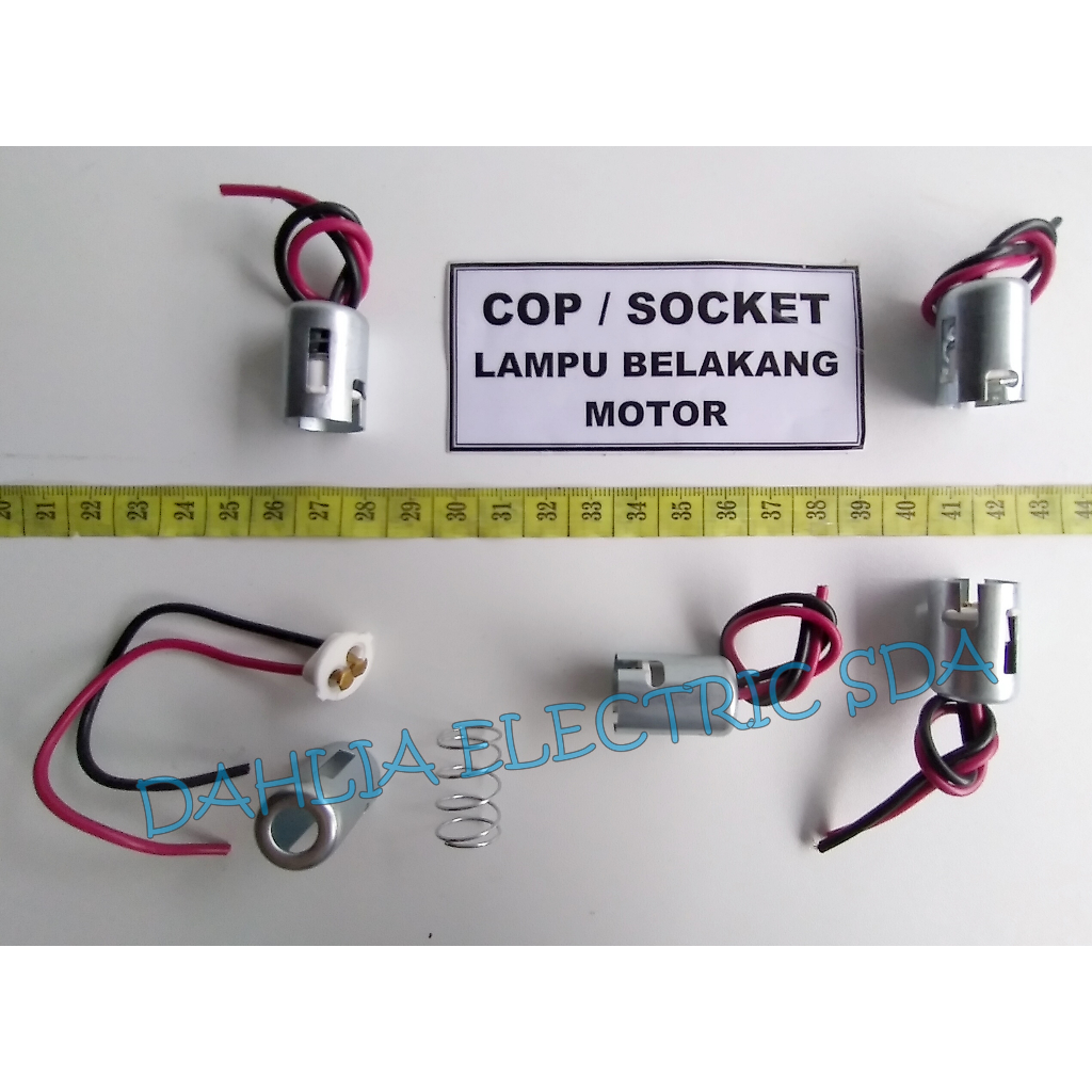 COP SOCKET LAMPU BELAKANG MOTOR