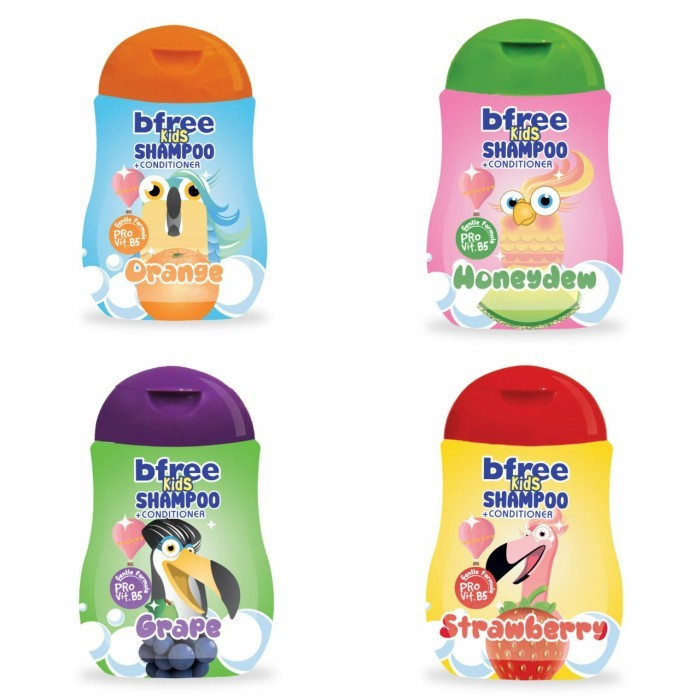 READY STOCK//BFREE Kids Shampoo&amp;Conditoner 200ML//Shampoo Anak dengan Aroma Buah Segar