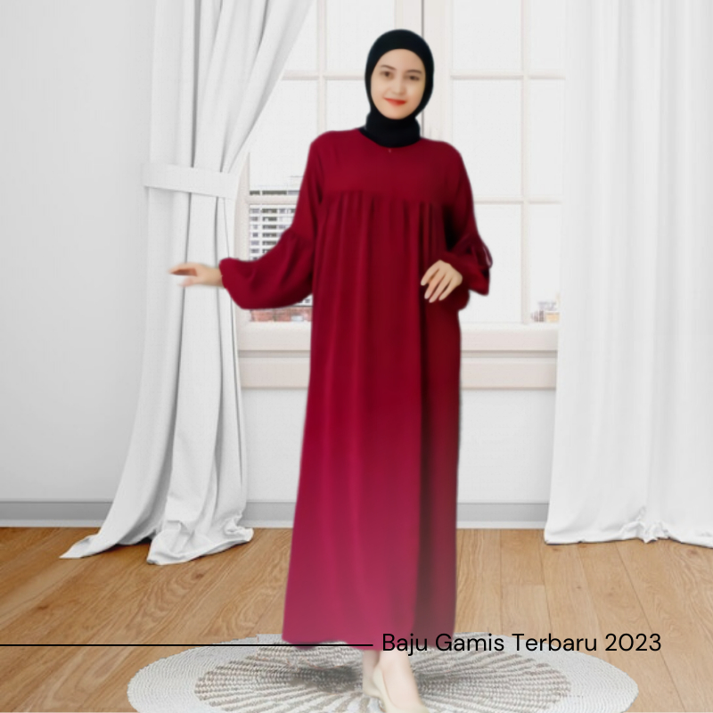 Gamis Terbaru 2023 Lebaran Wanita AZAHRA Dress Muslim Kondangan Pesta Remaja Crepe Premium Baju Gamis Syari Model Kekinian Fashion Muslim Remaja Dewasa Polos Elegan Simple Model Terbaru2023 Terlaris Buat Lebaran