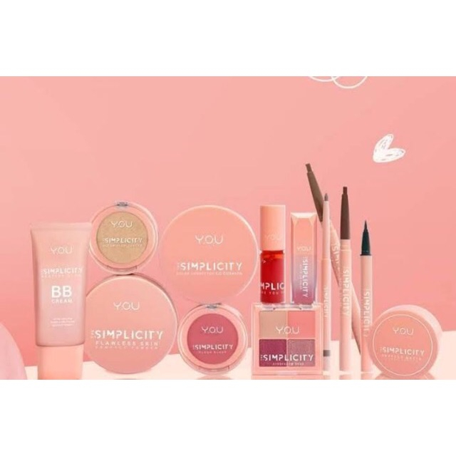 YOU SIMPLICITY CUSHION-EYESHADOW-LIPTINT MAKEUP
