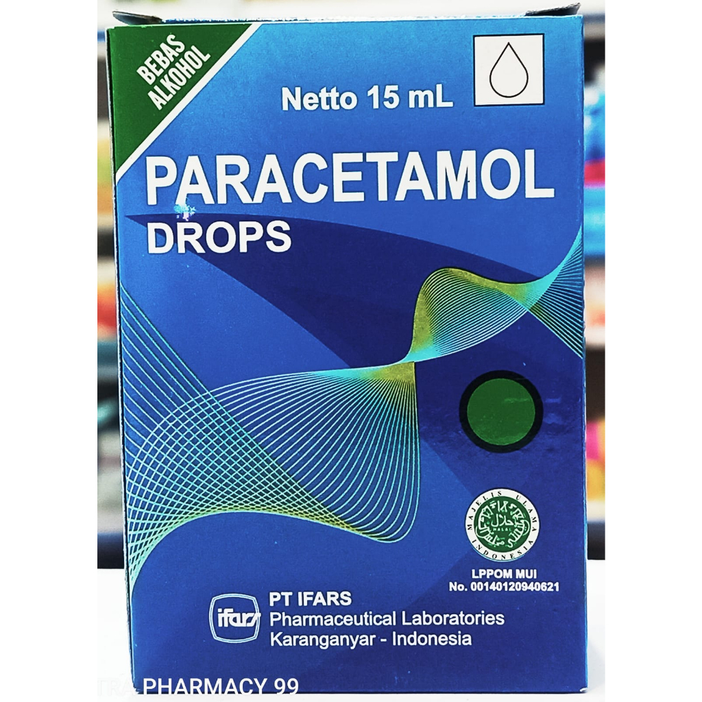 Paracetamol Drops 15ml 𝐈𝐅𝐀𝐑𝐒 - Obat Demam untuk Bayi
