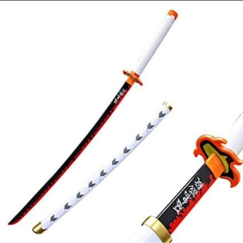 Katana Anime Demon Slayer Rengoku 104 Cm (Cosplay Sword)