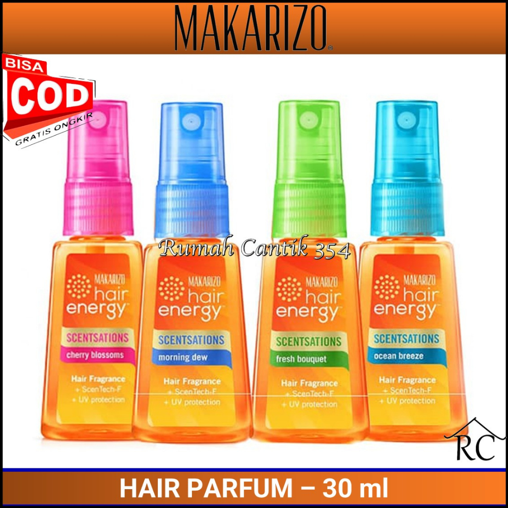 Makarizo Hair Parfum 30ml Tersedia 4 Varian Rumah Cantik