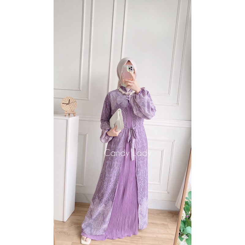 Aziza Series Maxi / Gamis Motif Sifon