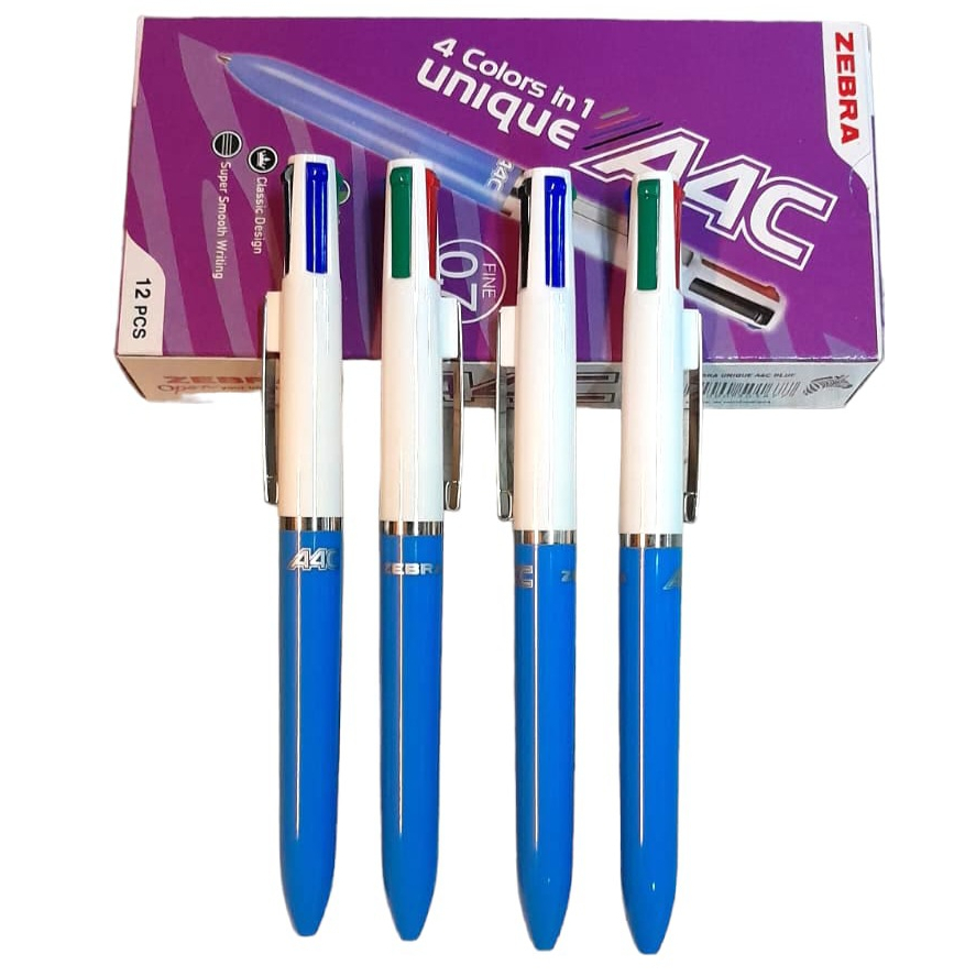 

Pulpen/ballpoint Zebra 4 warna Unique