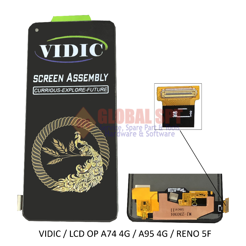 VIDIC / LCD TOUCHSCREEN OPPO A74 4G / Q2 PRO / 8 4G / 8 PRO 4G / 7 PRO / A94 4G / RENO 5F