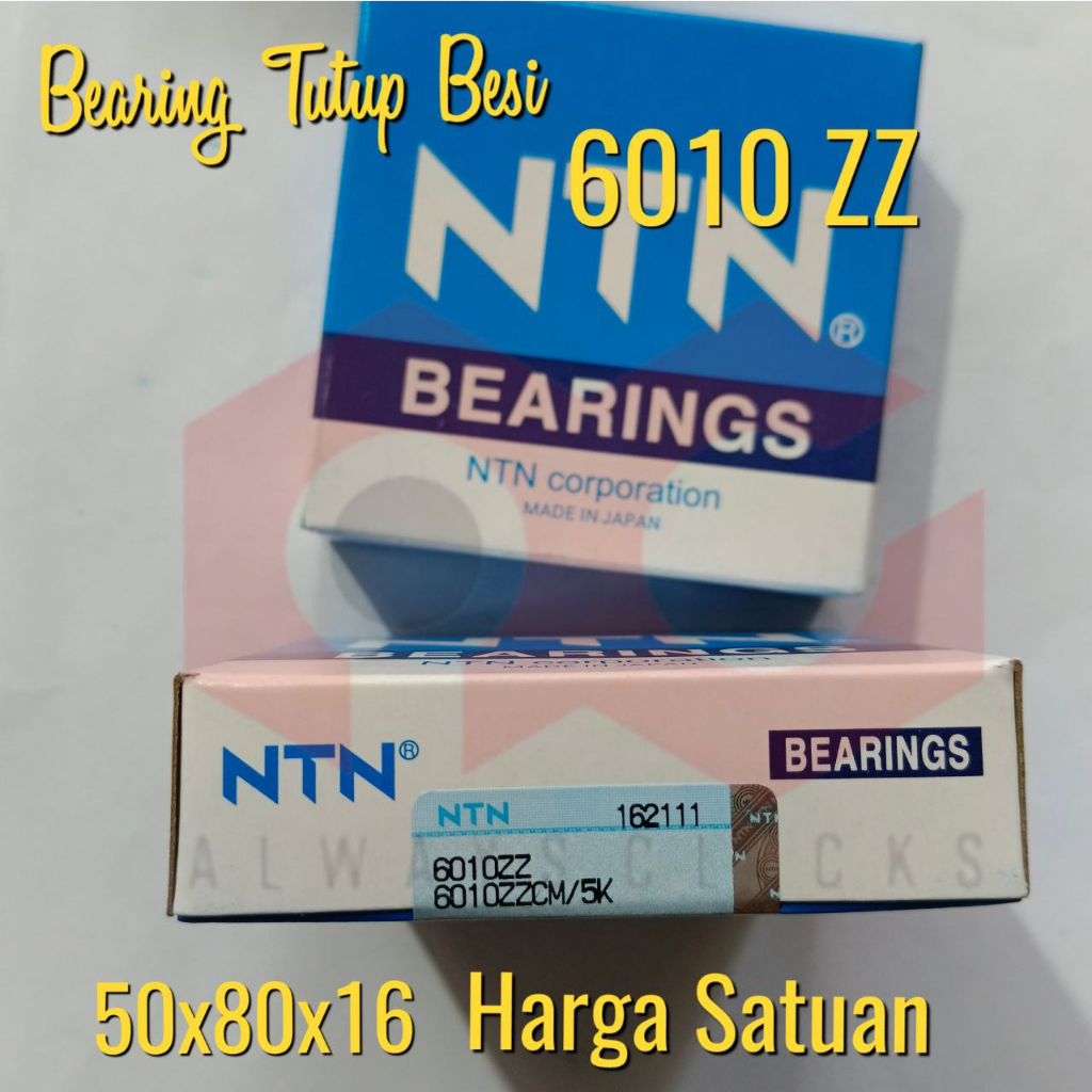 Bearing NTN 6010 ZZ Klaher Laher