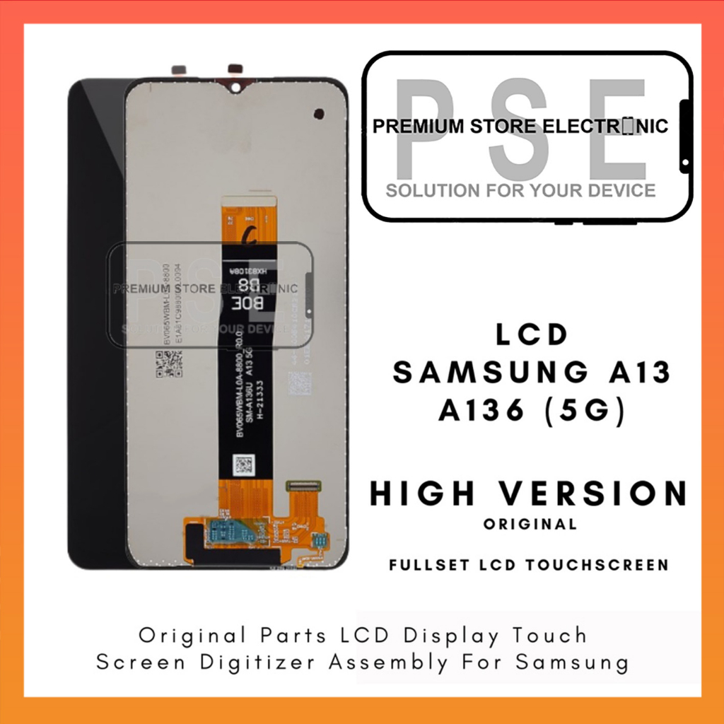 LCD Samsung A13 5G / A136 Original Fullset Touchscreen Garansi 1 Bulan