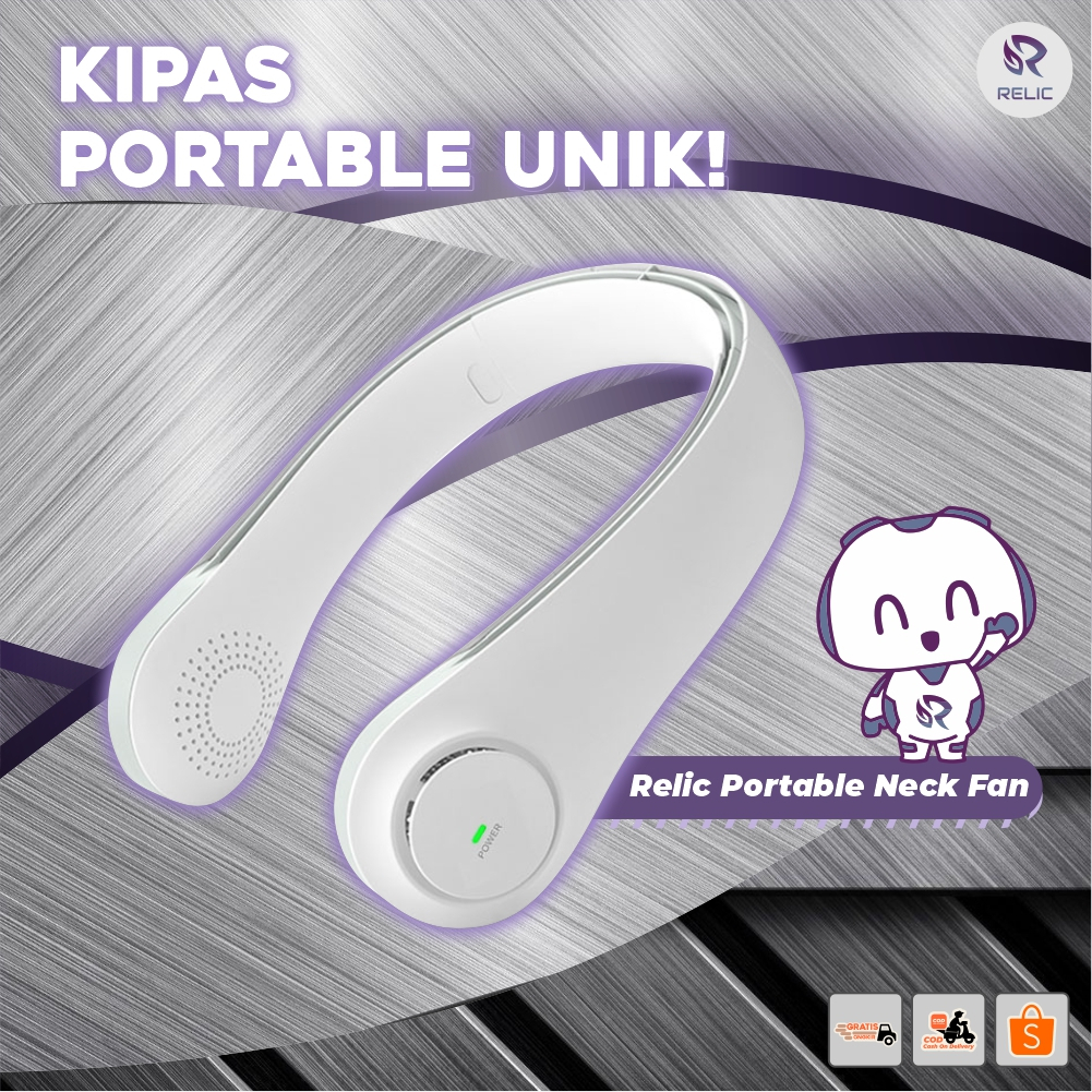 Portable Fan - Portable Neck Fan - Kipas Angin Leher Import Aksesoris Olahraga Berkualitas Premium Termurah