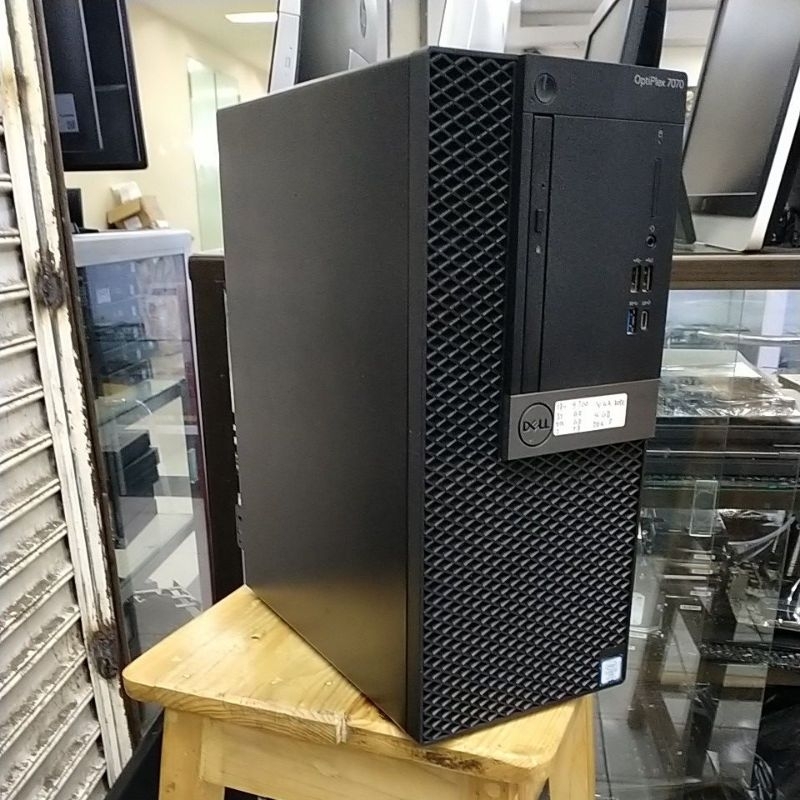 PC DELL OPTIPLEX 7070 MT I7 9700 RAM 16 GB NVME 256  GB HDD 1 TB  VGA 4 GB DDR5 LIKE NEW