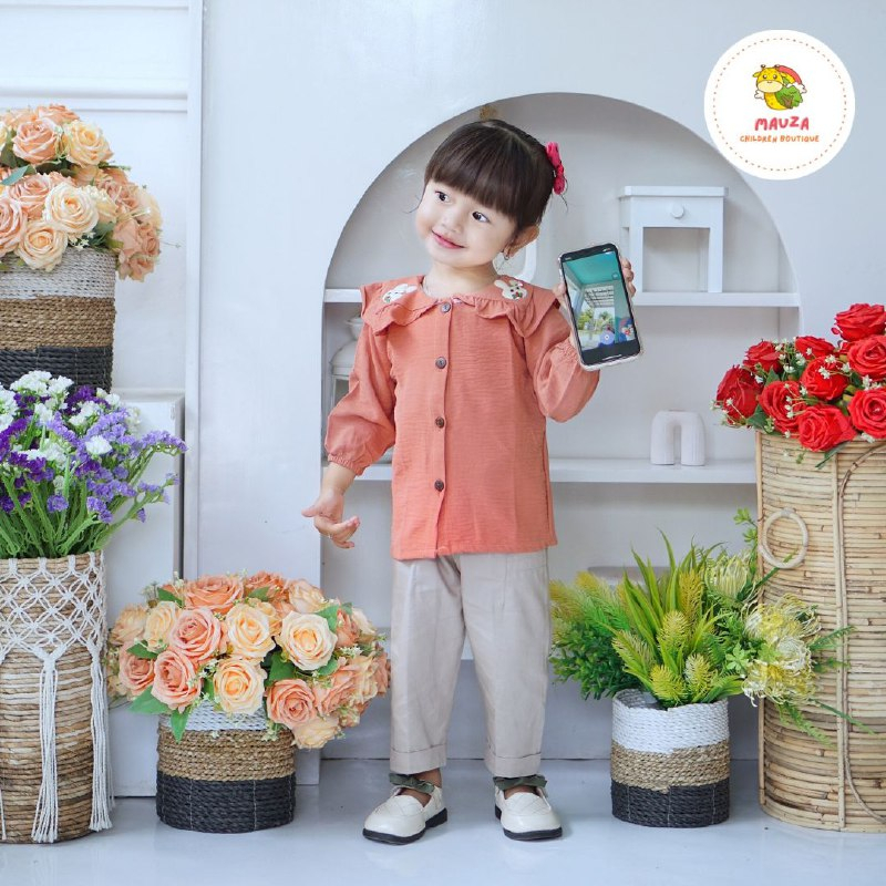Afsheenastore Alicia Set / One set anak perempuan