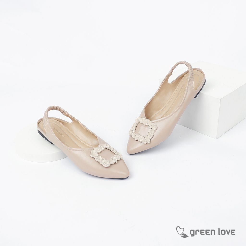 Green Love Sepatu Flat LOLITA