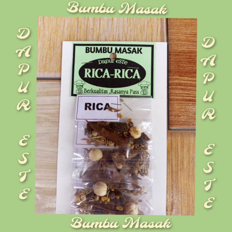 

Bumbu racikan rica-rica ( rentengan rica-rica )