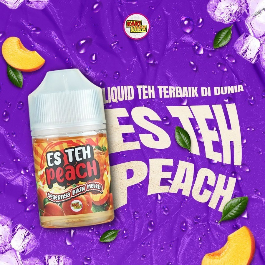 ES TEH PEACH BY KAKI LIMA X JUICE CARTEL 3MG 60ML