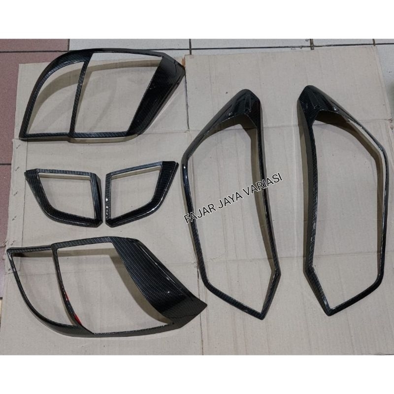 GARNISH LAMPU CALYA SIGRA KARBON TAHUN 2019-2022 LIST LAMPU SIGRA CALYA