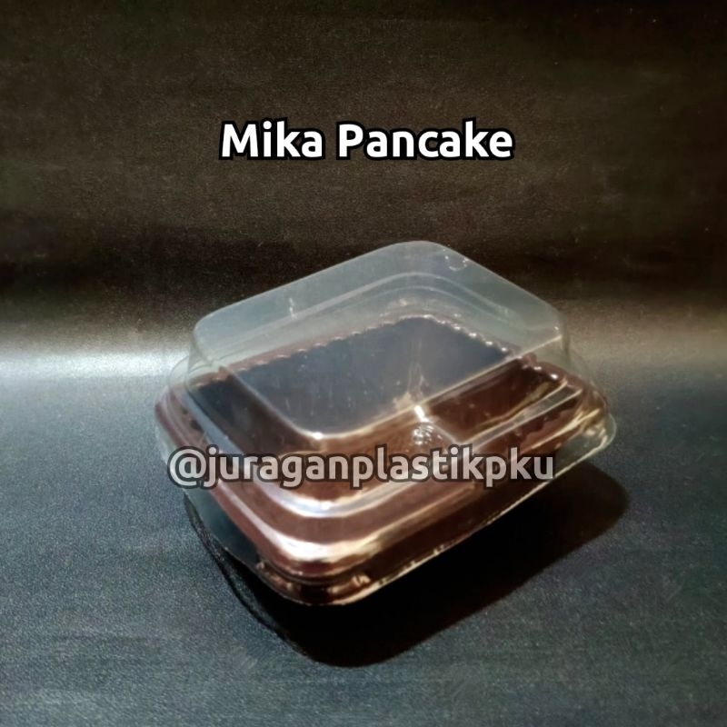 Mika Pancake Durian | Mika Kue Mochi Daifuku Wadah Kotak Pudding Mini Dimsum