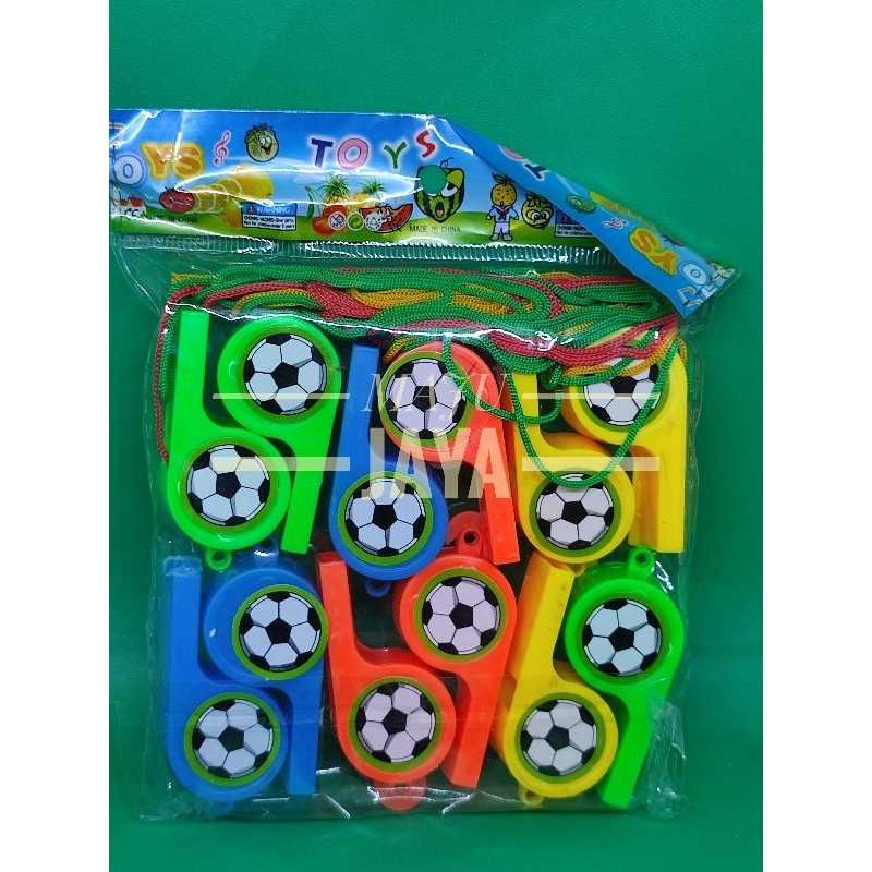 Peluit priwit Bola Tali Isi 24 Pcs