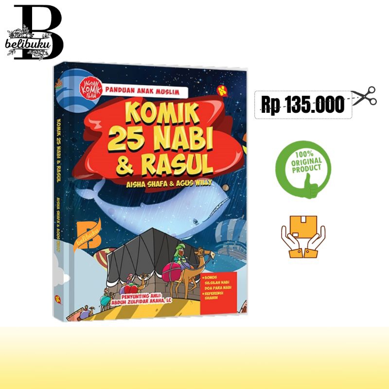 Komik 25 nabi dan Rasul kisah 25 nabi dan rasul buku cerita nabi cerita anak muslim Alkautsar