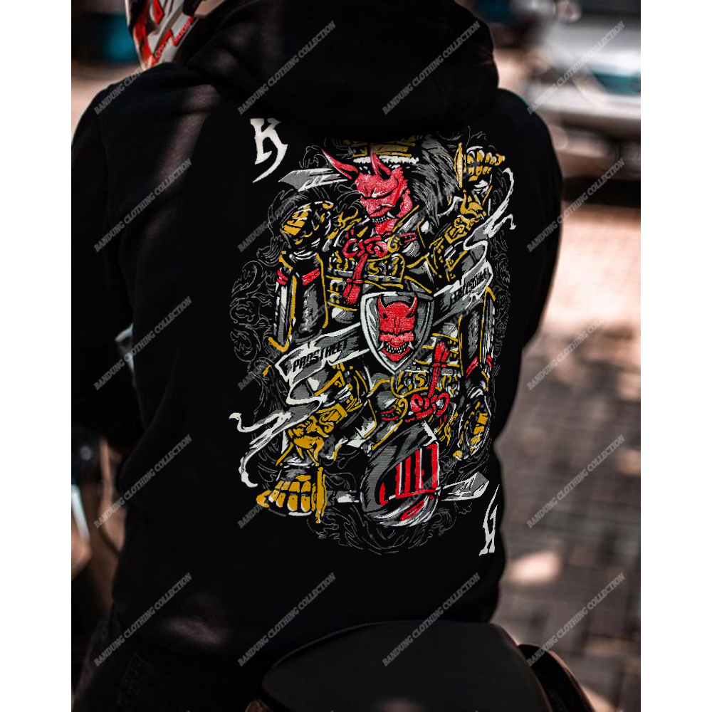 HOODIE PROSTREET KING CARD HOODIE SUNMORI SIZE M L XL XXL BAHAN KATUN