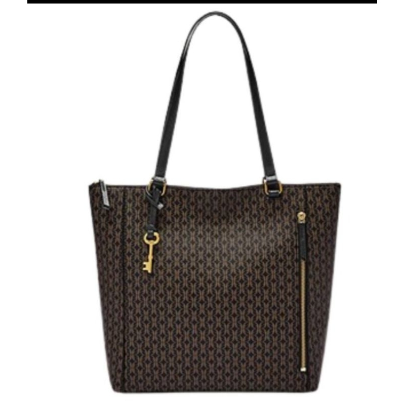 Tas Tara Shopper Bag Black Brown