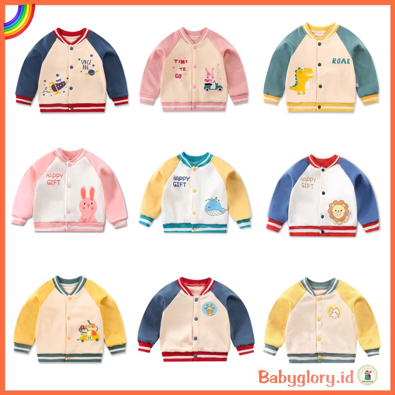 Babyglory.id ✨Jaket Anak Cowok Cewek Unisex Import / Jaket Bayi / Hoodie Anak / Jaket Anak / Bayi