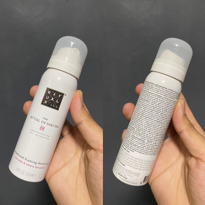 NEW. RITUALS THE RITUAL OF SAKURA FOAMING SHOWER GEL 50ml
