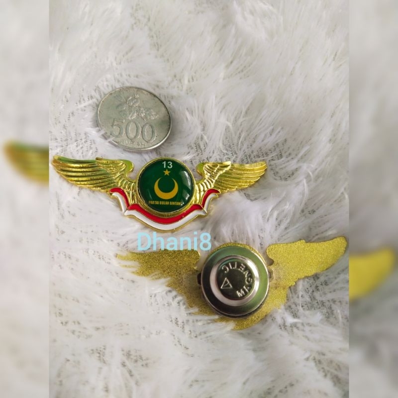 PIN PARTAI BULAN BINTANG MAGNET