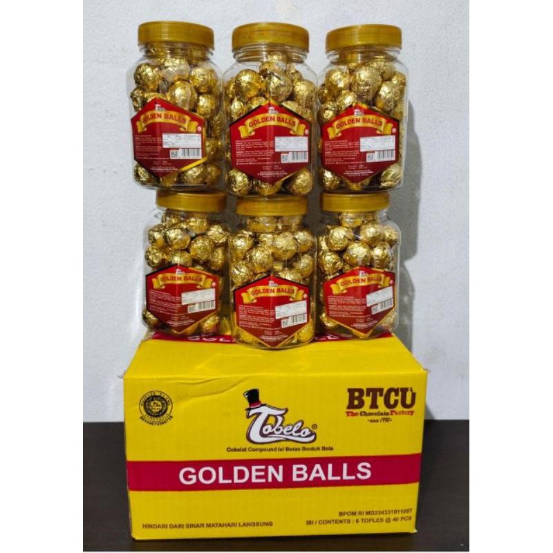 

Coklat Tobelo Golden Balls perToples