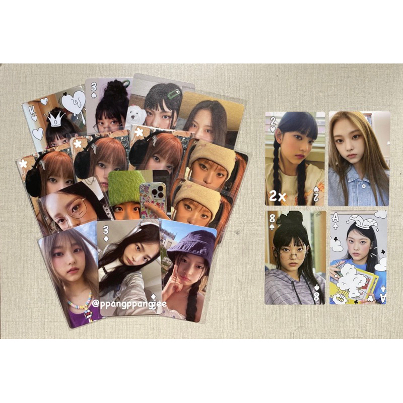 [BACA DESK] Take all only Photocard / PC Newjeans Haerin minji hanni hyein, Headphone, Cimol, sg23, 
