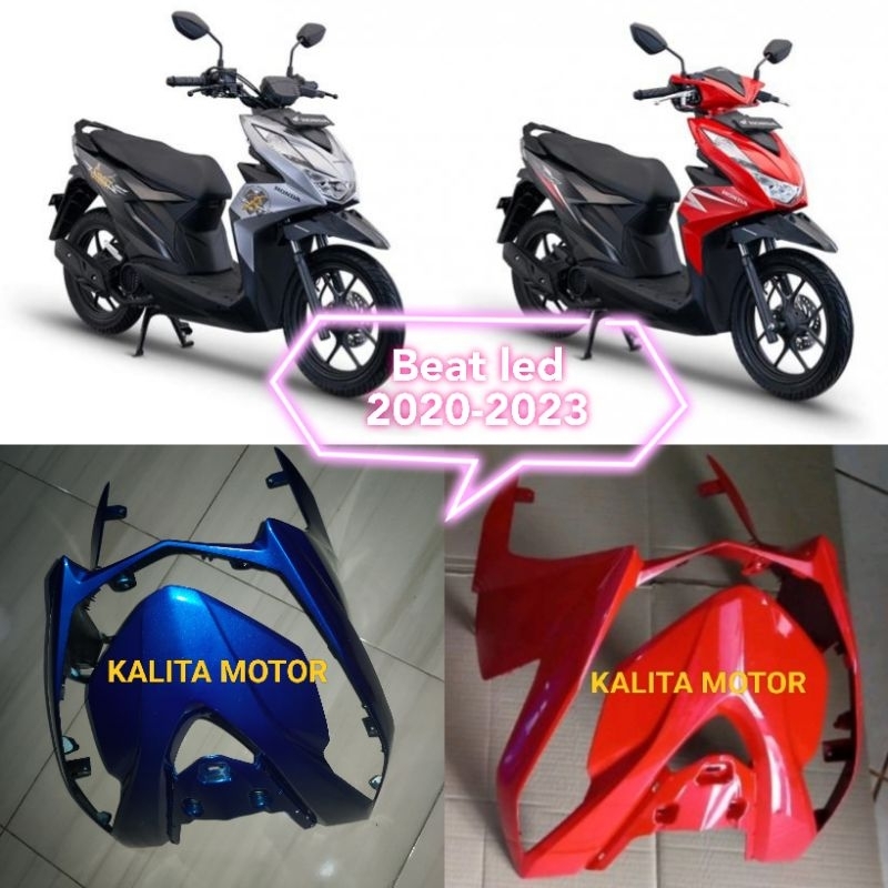 Cover depan tameng beAT deluxe beat street led