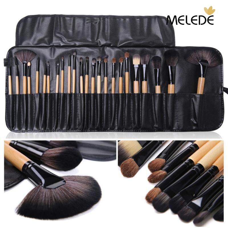 ✿ELYSABETHME✿ set kuas MAKE UP isi 24pcs brush lembut untuk bedak mascara eyeshadow blush on