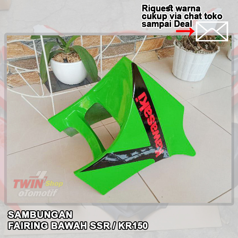 SAMBUNGAN  FAIRING BAWAH SSR/KR150 SAMBUNGAN UNDERCOWL SSR, Fairing Bawah Ninja KR150/SSR, Pelindung