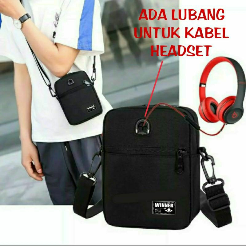 Tas Selempang Pria Slingbag Pria Polo Winner Original Slempang Pria 1900