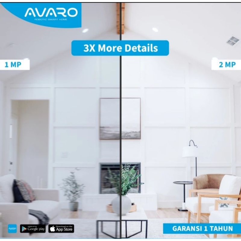 AVARO Smart CCTV WIFI IP Camera CCTV Indoor 2MP PTZ