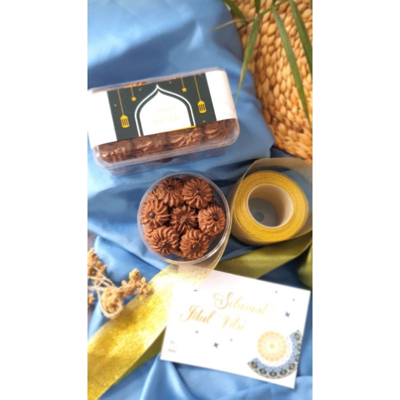

kue sagu cokelat cookies
