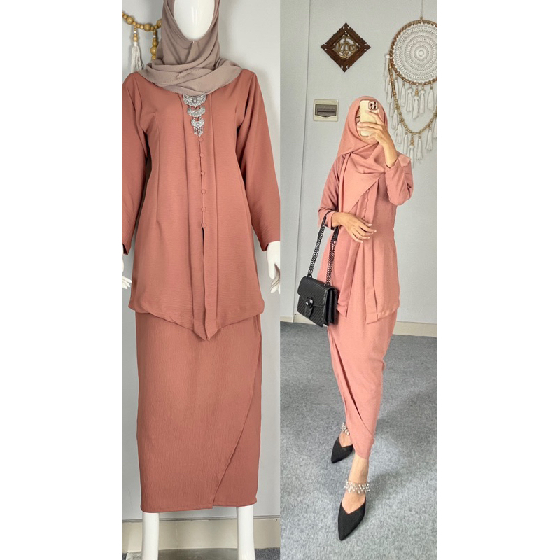 kebaya muslim modern/kebaya bali panjang/kebaya panjang untuk hijab