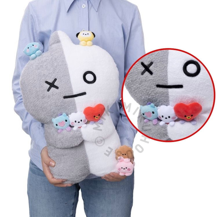 2023 BT21 VAN WITH BT21 OFFICIAL TATTON LIMITED BONEKA DOLL CUSHION JAPAN JEPANG BTS