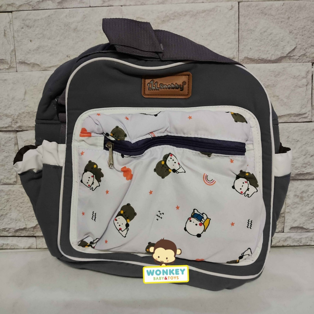 Snobby Tas Bayi Besar Sedang Kecil Ransel Bearly Series SBT7371 SBT7372 SBT7373 SBT7374