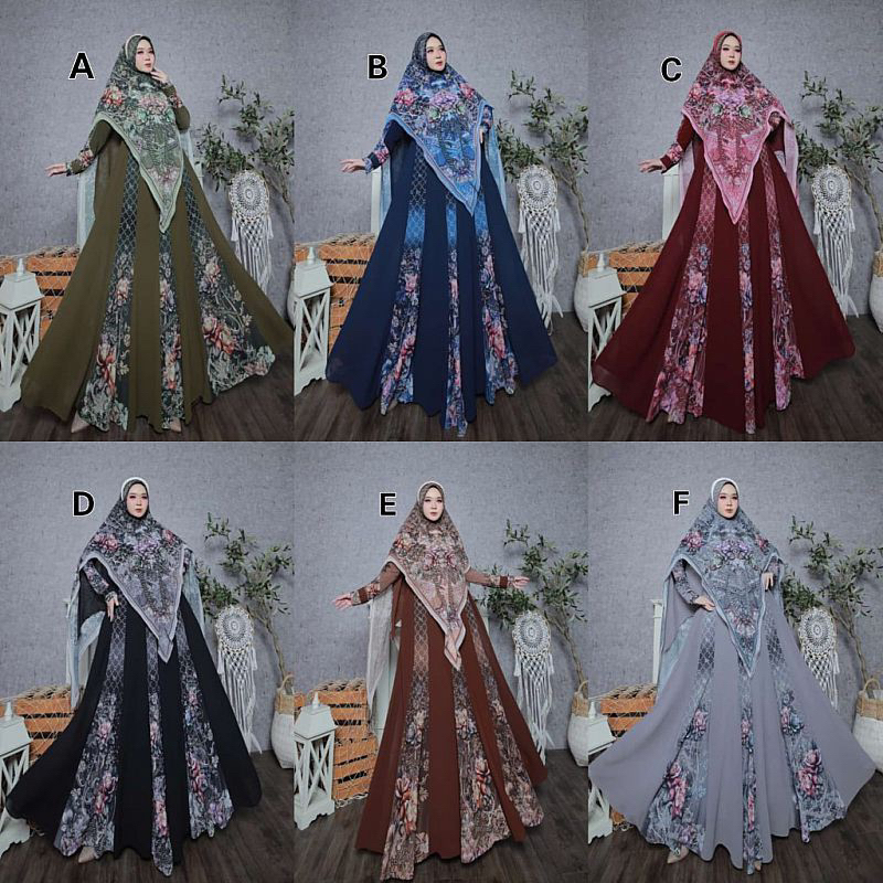 Maxy New SHR SAHIRA / MAXY NEW SYR SYAHIRA / QANITA SYARI PREMIUM BY SYALMADINA (PO 6 APRIL)