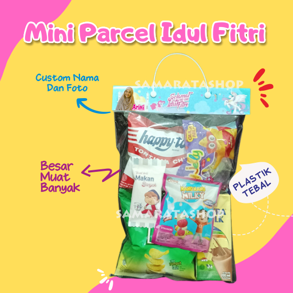 

Plastik Label Snack Idul Fitri Ukuran Besar Mini Hampers Plastik Jajanan Snack Idul Fitri